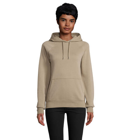 STELLAR Unisex Hoodie - Khaki bedrucken, Art.-Nr. S03568-KH-L
