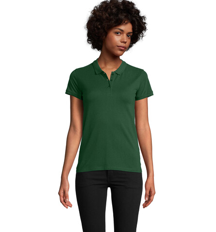 PLANET WOMEN Polo 170g - Bottle Green bedrucken, Art.-Nr. S03575-BO-XXL