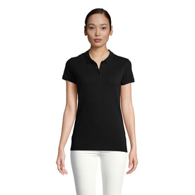 PLANET WOMEN Polo 170g - Schwarz bedrucken, Art.-Nr. S03575-BK-XXL