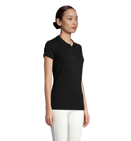 PLANET WOMEN Polo 170g - Schwarz bedrucken, Art.-Nr. S03575-BK-S PLANET WOMEN Polo 170g - Schwarz bedrucken, Art.-Nr. S03575-BK-S