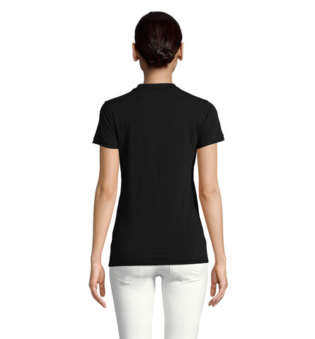 PLANET WOMEN Polo 170g - Schwarz bedrucken, Art.-Nr. S03575-BK-S PLANET WOMEN Polo 170g - Schwarz bedrucken, Art.-Nr. S03575-BK-S
