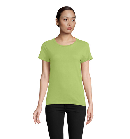 PIONEER WOMEN T-Shirt 175g - Apple Green bedrucken, Art.-Nr. S03579-AG-L PIONEER WOMEN T-Shirt 175g - Apple Green bedrucken, Art.-Nr. S03579-AG-L