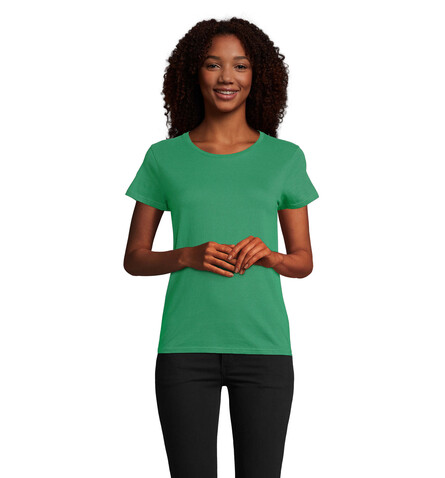 PIONEER WOMEN T-Shirt 175g - Kelly Green bedrucken, Art.-Nr. S03579-KG-XL PIONEER WOMEN T-Shirt 175g - Kelly Green bedrucken, Art.-Nr. S03579-KG-XL