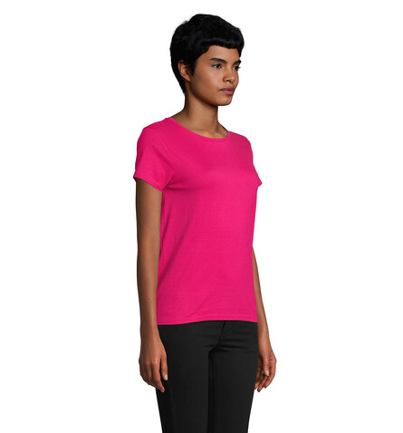 CRUSADER WOMEN T-Shirt 150g - Fuchsia bedrucken, Art.-Nr. S03581-FU-L CRUSADER WOMEN T-Shirt 150g - Fuchsia bedrucken, Art.-Nr. S03581-FU-L