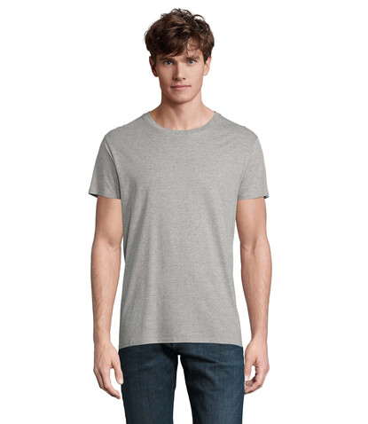 CRUSADER MEN T-Shirt 150g - Graue Melange bedrucken, Art.-Nr. S03582-GM-5XL CRUSADER MEN T-Shirt 150g - Graue Melange bedrucken, Art.-Nr. S03582-GM-5XL