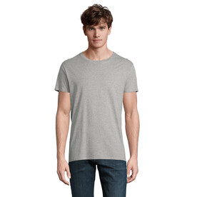 CRUSADER MEN T-Shirt 150g - Graue Melange bedrucken, Art.-Nr. S03582-GM-5XL