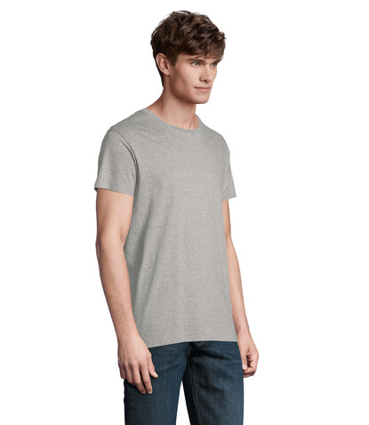 CRUSADER MEN T-Shirt 150g - Graue Melange bedrucken, Art.-Nr. S03582-GM-5XL CRUSADER MEN T-Shirt 150g - Graue Melange bedrucken, Art.-Nr. S03582-GM-5XL