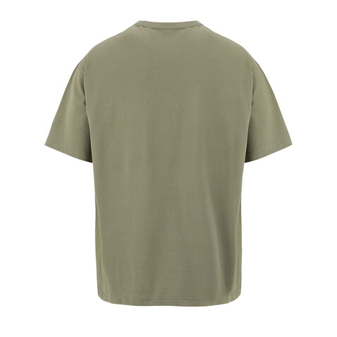 BOXY MEN T-SHIRT OVERSIZE - Khaki bedrucken, Art.-Nr. S03806-KH-L