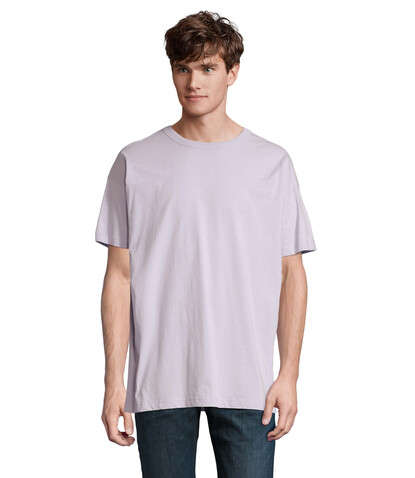 BOXY MEN T-SHIRT OVERSIZE - Lilac bedrucken, Art.-Nr. S03806-LL-XL BOXY MEN T-SHIRT OVERSIZE - Lilac bedrucken, Art.-Nr. S03806-LL-XL