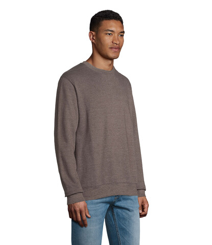 COLUMBIA UNISEX SWEATSHIRT - Charcoal Melange bedrucken, Art.-Nr. S03814-CE-XXL