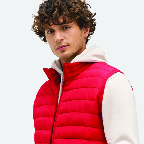 STREAM MEN Bodywarmer - Red bedrucken, Art.-Nr. S04020-RD-L STREAM MEN Bodywarmer - Red bedrucken, Art.-Nr. S04020-RD-L