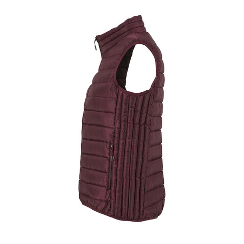 STREAM WOMEN Bodywarmer - Burgundy bedrucken, Art.-Nr. S04021-BG-S