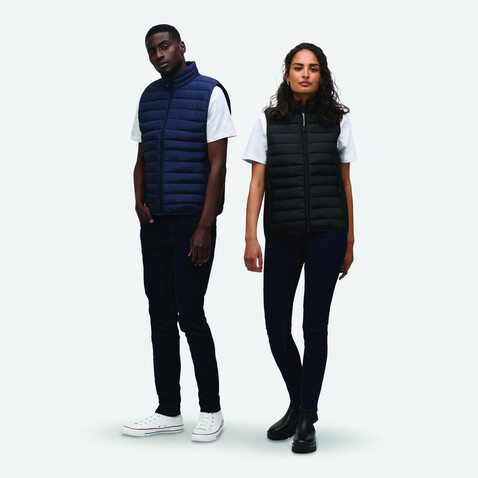 STREAM WOMEN Bodywarmer - Schwarz bedrucken, Art.-Nr. S04021-BK-M STREAM WOMEN Bodywarmer - Schwarz bedrucken, Art.-Nr. S04021-BK-M