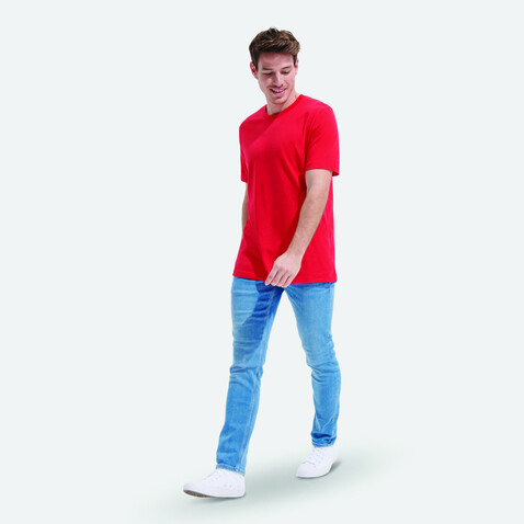 TUNER T-SHIRT - Red bedrucken, Art.-Nr. S04203-RD-L