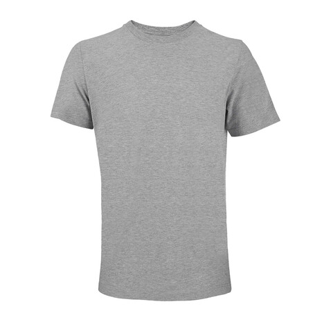TUNER T-SHIRT - Hellgrau Melange bedrucken, Art.-Nr. S04203-DH-3XL
