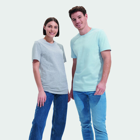 TUNER T-SHIRT - Light Blue bedrucken, Art.-Nr. S04203-LB-M TUNER T-SHIRT - Light Blue bedrucken, Art.-Nr. S04203-LB-M