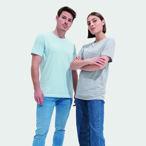 TUNER T-SHIRT - Light Blue bedrucken, Art.-Nr. S04203-LB-M TUNER T-SHIRT - Light Blue bedrucken, Art.-Nr. S04203-LB-M