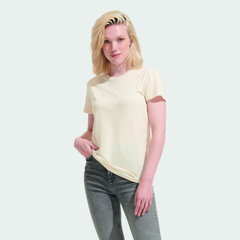 RE CRUSADER T-Shirt 150g - Natural bedrucken, Art.-Nr. S04233-NA-S RE CRUSADER T-Shirt 150g - Natural bedrucken, Art.-Nr. S04233-NA-S