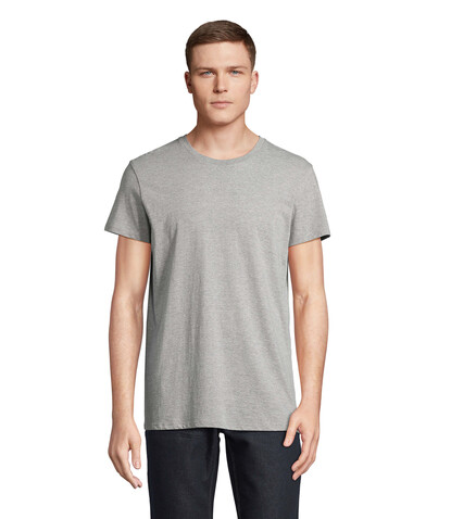 RE CRUSADER T-Shirt 150g - Graue Melange bedrucken, Art.-Nr. S04233-GM-XL RE CRUSADER T-Shirt 150g - Graue Melange bedrucken, Art.-Nr. S04233-GM-XL