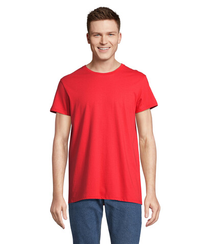 RE CRUSADER T-Shirt 150g - Bright Red bedrucken, Art.-Nr. S04233-BT-XS