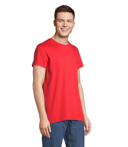 RE CRUSADER T-Shirt 150g - Bright Red bedrucken, Art.-Nr. S04233-BT-XS
