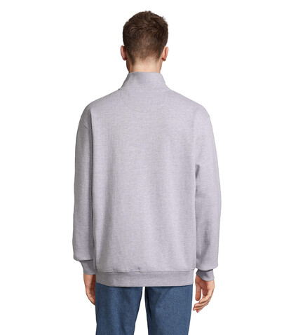 CONRAD Sweater Zip Kragen - Grau-Melange 2 bedrucken, Art.-Nr. S04234-GY-XL CONRAD Sweater Zip Kragen - Grau-Melange 2 bedrucken, Art.-Nr. S04234-GY-XL