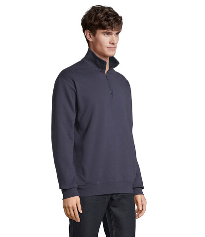 CONRAD Sweater Zip Kragen - French Navy bedrucken, Art.-Nr. S04234-FN-XXS