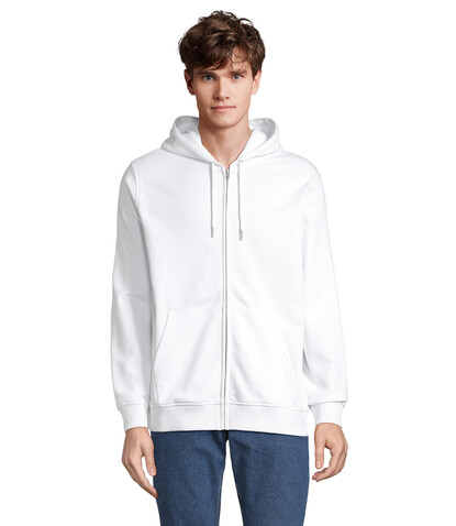 CALIPSO FULL ZIP HOODIE - White bedrucken, Art.-Nr. S04237-WH-L CALIPSO FULL ZIP HOODIE - White bedrucken, Art.-Nr. S04237-WH-L