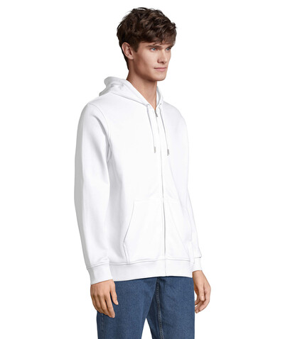 CALIPSO FULL ZIP HOODIE - White bedrucken, Art.-Nr. S04237-WH-L CALIPSO FULL ZIP HOODIE - White bedrucken, Art.-Nr. S04237-WH-L