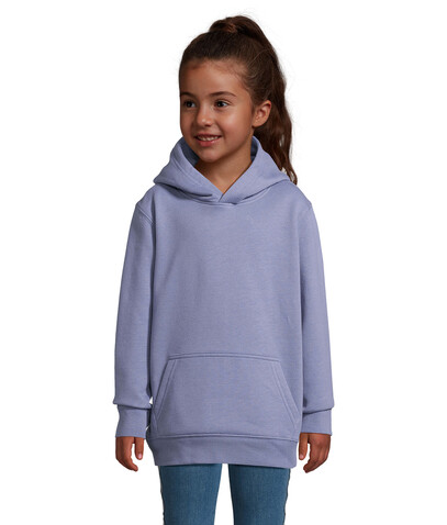 CONDOR KIDS Hoodie - Bleu bedrucken, Art.-Nr. S04238-BL-3XL