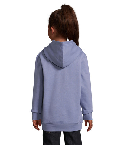 CONDOR KIDS Hoodie - Bleu bedrucken, Art.-Nr. S04238-BL-3XL
