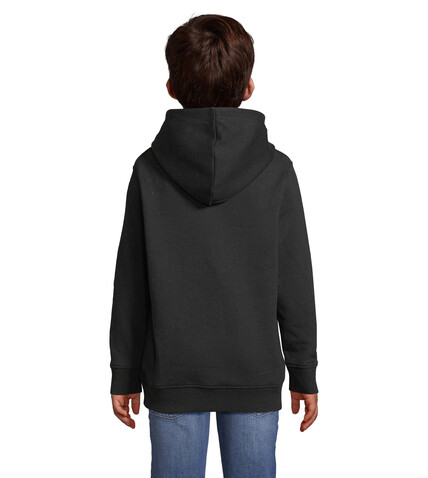 CONDOR KIDS Hoodie - Schwarz bedrucken, Art.-Nr. S04238-BK-3XL CONDOR KIDS Hoodie - Schwarz bedrucken, Art.-Nr. S04238-BK-3XL