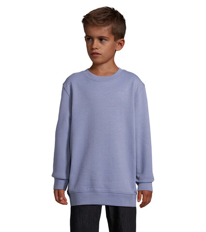 COLUMBIA KIDS Sweater - Bleu bedrucken, Art.-Nr. S04239-BL-L