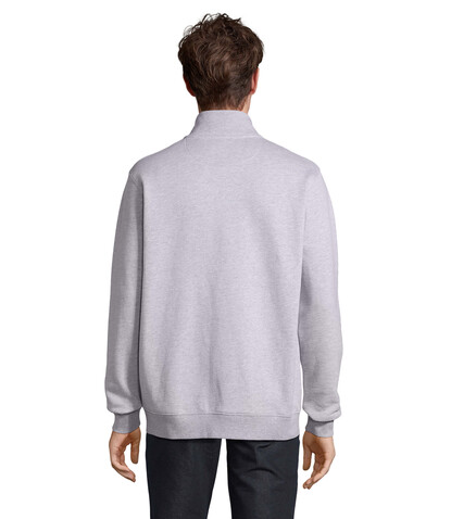 COOPER SWEATSHIRT FULL ZIP - Grau-Melange 2 bedrucken, Art.-Nr. S04240-GY-L