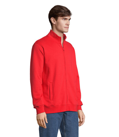 COOPER SWEATSHIRT FULL ZIP - Bright Red bedrucken, Art.-Nr. S04240-BT-3XL COOPER SWEATSHIRT FULL ZIP - Bright Red bedrucken, Art.-Nr. S04240-BT-3XL