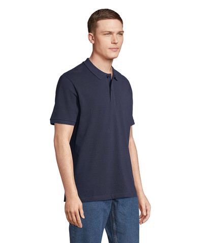 PEGASE Polo Bio 210g - French Navy bedrucken, Art.-Nr. S04242-FN-S PEGASE Polo Bio 210g - French Navy bedrucken, Art.-Nr. S04242-FN-S