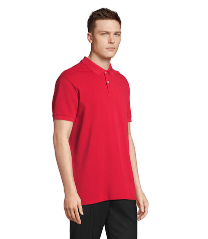 PACIFIC HERREN POLO - Red bedrucken, Art.-Nr. S04439-RD-XXL