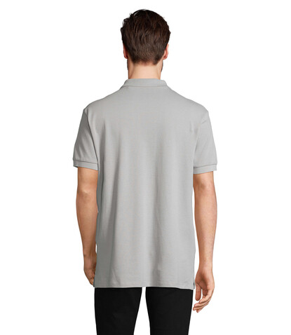 PACIFIC HERREN POLO - Pure Grey bedrucken, Art.-Nr. S04439-PG-S