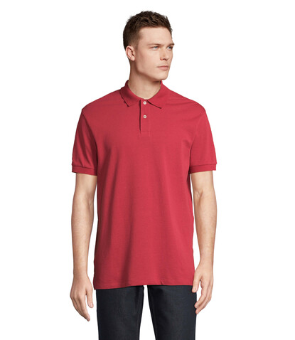 PACIFIC HERREN POLO - Folk Red Twin bedrucken, Art.-Nr. S04439-FR-XL