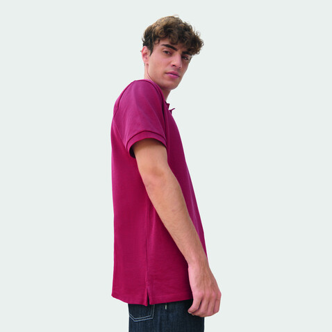PACIFIC HERREN POLO - Folk Red Twin bedrucken, Art.-Nr. S04439-FR-XL