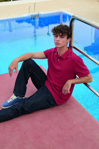 PACIFIC HERREN POLO - Folk Red Twin bedrucken, Art.-Nr. S04439-FR-XL
