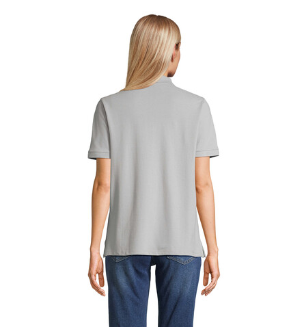 PACIFIC DAMEN POLO - Pure Grey bedrucken, Art.-Nr. S04440-PG-XL