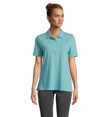 PACIFIC DAMEN POLO - Pool Blue bedrucken, Art.-Nr. S04440-BP-M PACIFIC DAMEN POLO - Pool Blue bedrucken, Art.-Nr. S04440-BP-M