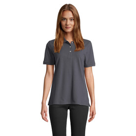 PACIFIC DAMEN POLO - Mausgrau bedrucken, Art.-Nr. S04440-MU-XXL