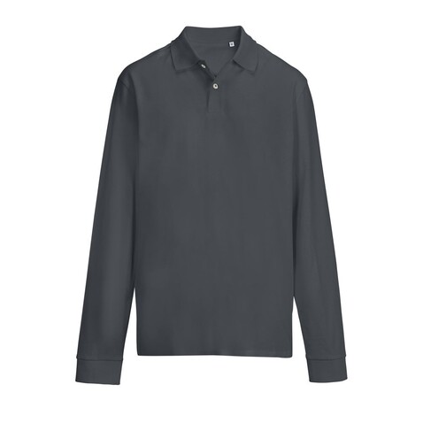 PACIFIC LSL POLO - Mausgrau bedrucken, Art.-Nr. S04441-MU-XS PACIFIC LSL POLO - Mausgrau bedrucken, Art.-Nr. S04441-MU-XS