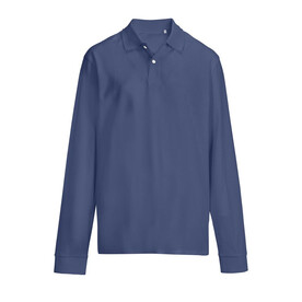 PACIFIC LSL POLO - Denim bedrucken, Art.-Nr. S04441-DM-XXL