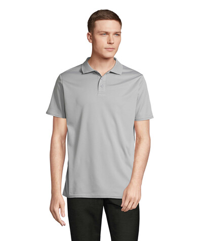 PITCHER UNISEX POLO - Pure Grey bedrucken, Art.-Nr. S04442-PG-XS PITCHER UNISEX POLO - Pure Grey bedrucken, Art.-Nr. S04442-PG-XS
