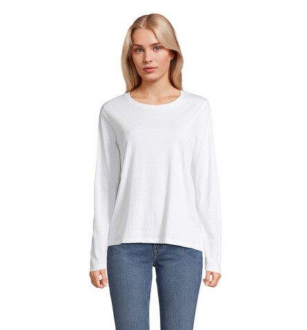 MONARCH DAMEN T-SHIRTS - White bedrucken, Art.-Nr. S04443-WH-XXL MONARCH DAMEN T-SHIRTS - White bedrucken, Art.-Nr. S04443-WH-XXL