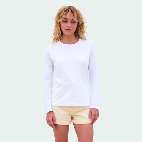 MONARCH DAMEN T-SHIRTS - White bedrucken, Art.-Nr. S04443-WH-XXL MONARCH DAMEN T-SHIRTS - White bedrucken, Art.-Nr. S04443-WH-XXL