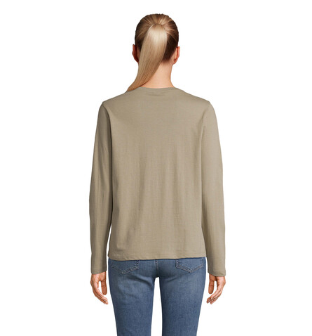 MONARCH DAMEN T-SHIRTS - Khaki bedrucken, Art.-Nr. S04443-KH-XS MONARCH DAMEN T-SHIRTS - Khaki bedrucken, Art.-Nr. S04443-KH-XS